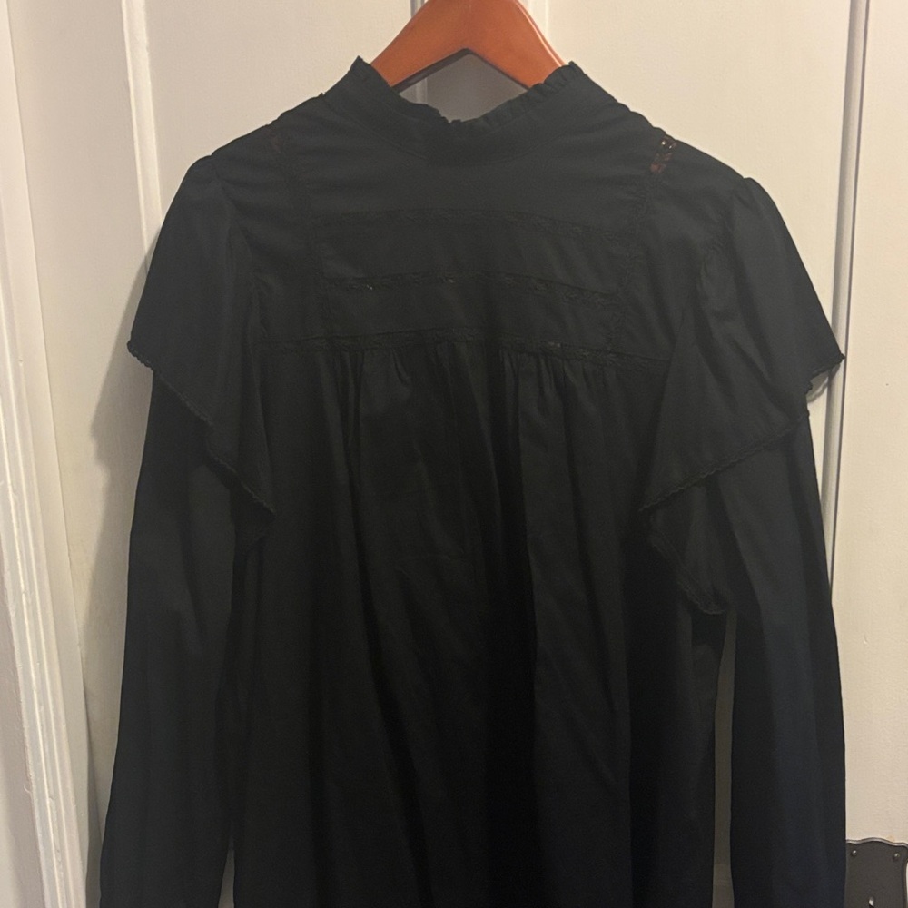 Wild Fable Elegant Black Long Sleeve Dress | 2XL